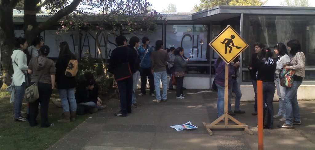 Nueva toma efectuaron grupo de alumnos de U. de Concepción Campus Los Ángeles