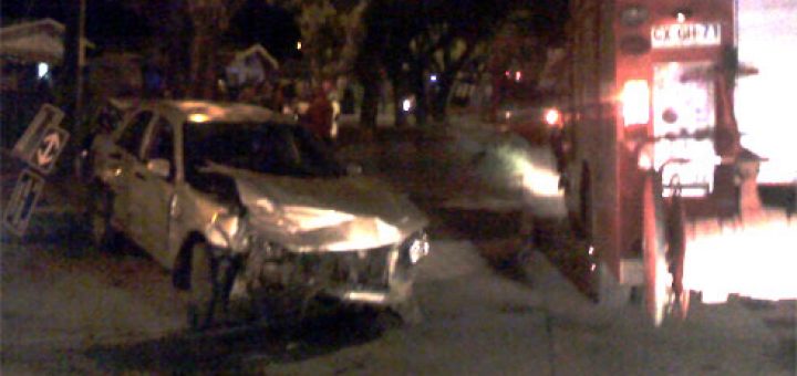 Angelino.cl - Los Ángeles; Violento accidente durante esta madrugada en Avenida Los Ángeles