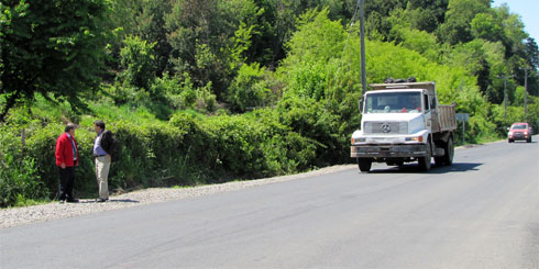 Los Ángeles; Importantes avances presentan las obras de repavimentación de ruta Santa Bárbara - Ralco