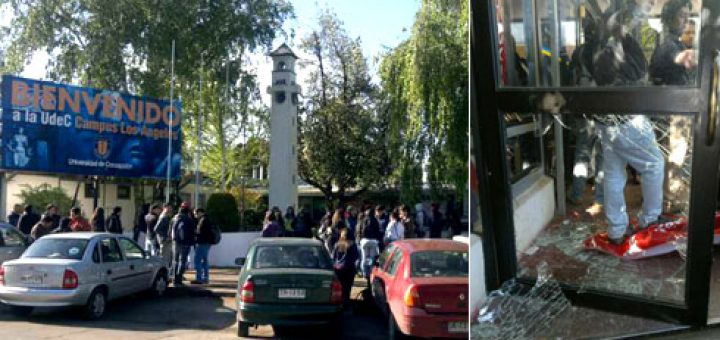 Momentos de tensión en nueva toma de Campus Los Ángeles de la Universidad de Concepción