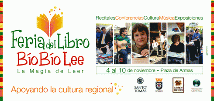 Los Ángeles; Feria del Libro BíoBío Lee “La Magia de Leer”, desde el 4 al 10 de noviembre en Plaza de Armas