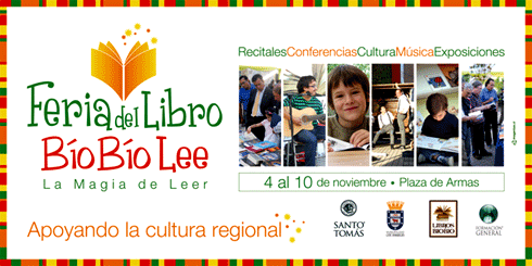 Los Ángeles; Feria del Libro BíoBío Lee “La Magia de Leer”, desde el 4 al 10 de noviembre en Plaza de Armas