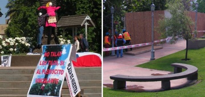 Movimiento ciudadano protesta en inicio de cierre por estacionamientos subterráneos en Plaza de Armas