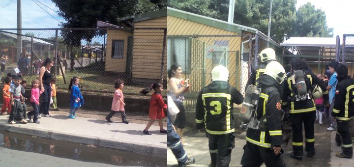 Con éxito se desarrolló simulacro de incendio en Jardín Infantil Caracolito de Fundación Integra