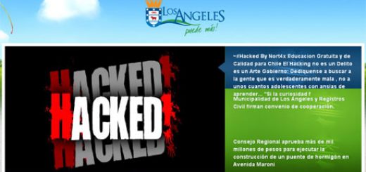 Hackean Web Municipal de Los Ángeles, con llamado a "Educacion Gratuita y de Calidad para Chile"