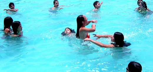 Apertura de temporada piscina municipal de Los Ángeles