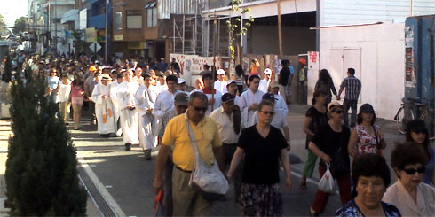 Miles de peregrinos participaron de la Festividad de la Inmaculada Concepción en San Carlos Purén y Los Ángeles