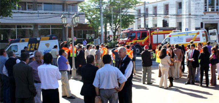 Los Ángeles; Completo simulacro de emergencia se realizó en Municipio