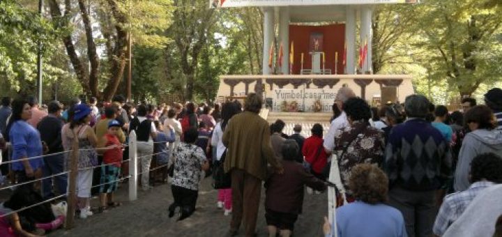 Como es tradicional decenas de miles de peregrinos participan de Fiesta de San Sebastián en Yumbel