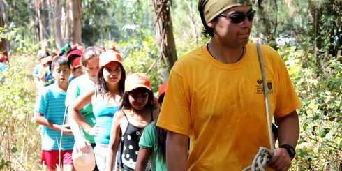 Contentos por la experiencia vivida se mostraron jóvenes en recambio de estudiantes del Centro Recreativo Popular Llano Blanco