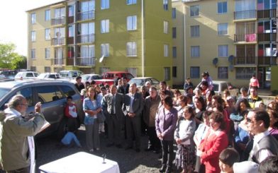 Finalmente Edificios de comité Galvarino son bendecidos, tras omisión de acto por comitiva presidencial