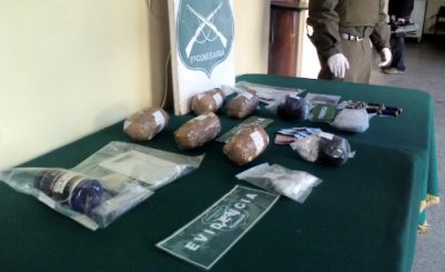 Desbaratan banda de narcotraficantes e incautan 6 kilos de pasta base y cocaína