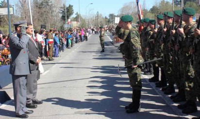 Más de cuarenta organizaciones del sector Salto del Laja  dieron vida al acto cívico  militar organizado  por la Municipalidad de Los Ángeles