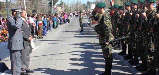 Más de cuarenta organizaciones del sector Salto del Laja dieron vida al acto cívico militar organizado por la Municipalidad de Los Ángeles