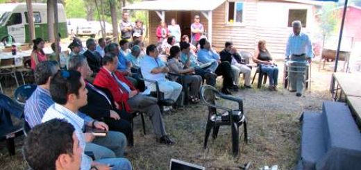 Presentan proyecto de pavimentación a vecinos del camino San Luis Chacayal Sur