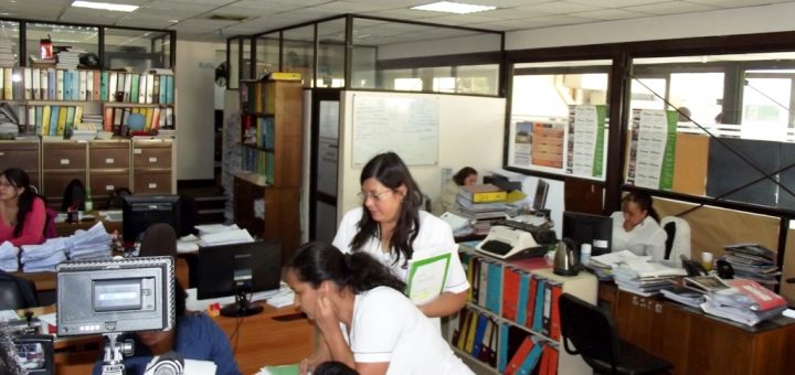 En la fotografía la oficina de Recursos Humanos del Hospital de Los Ángeles, donde se descubrió el fraude.