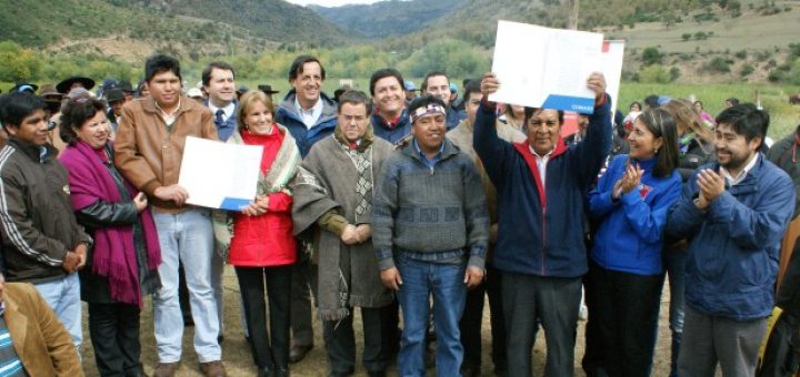 En Alto Bio Bio se efectuó mayor entrega de tierras a comunidades indígenas llevada a cabo en Chile