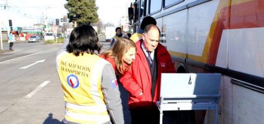 Seremis de medioambiente y de transporte efectúan fiscalización en Los Ángeles por altos índices de contaminación