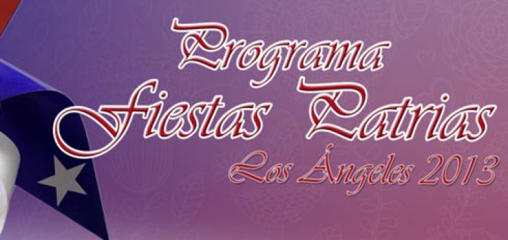 Los Ángeles: Programa Fiestas Patrias 2013