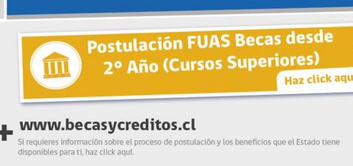 Hasta el 11 de noviembre están abiertas postulaciones a Becas para alumnos desde Segundo Año