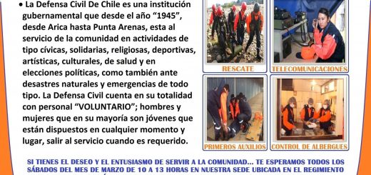 [HAZTE VOLUNTARIO] Defensa Civil de Chile Sede Los Ángeles