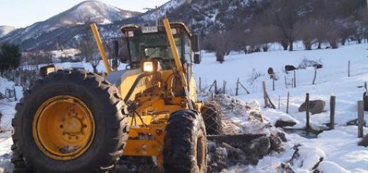 Continúan las labores de despeje de rutas y entrega de ayudas en Alto Bío-Bío